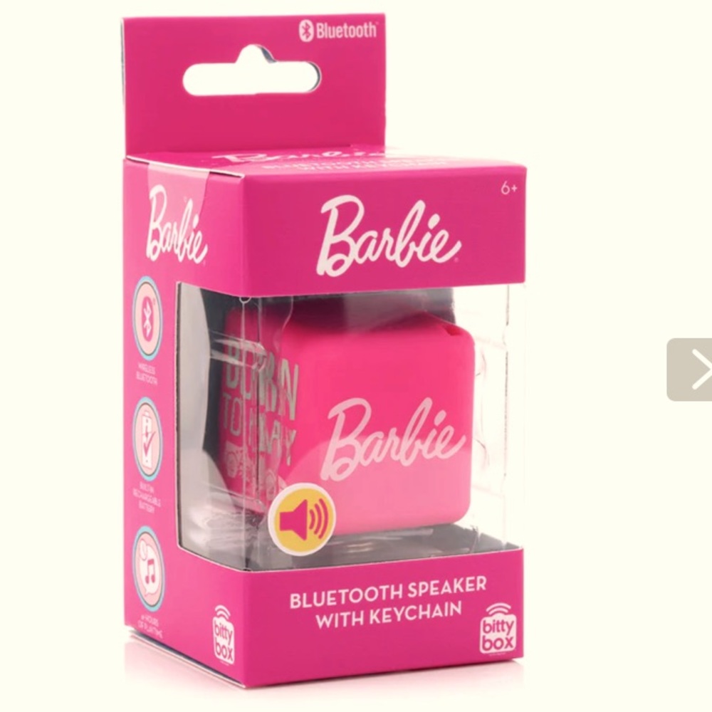 Barbie Bluetooth speaker with keychain